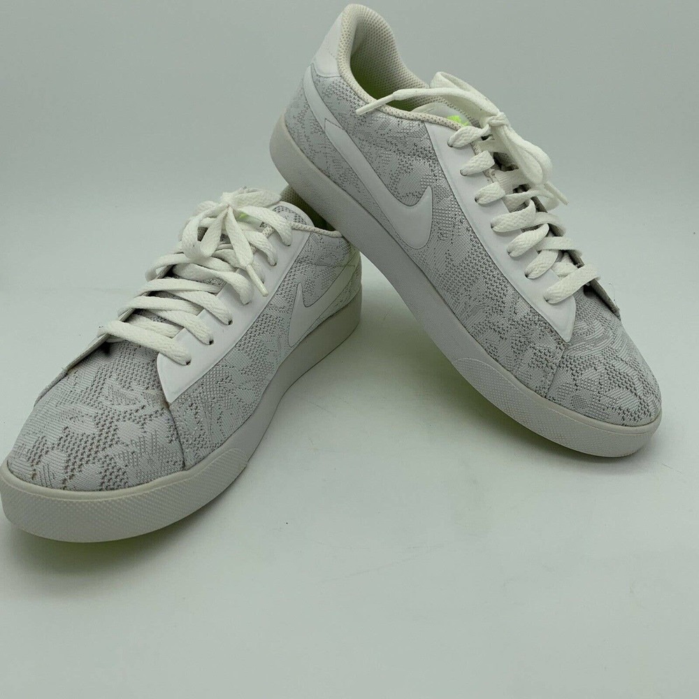 Women's Nike Racquette white lime green Size 9 902860 -100 lace design